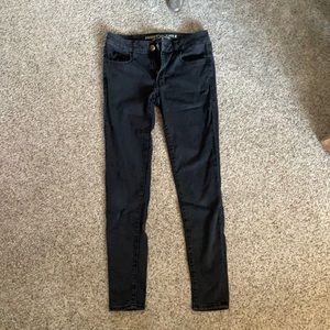 Womens Black American eagle jeans